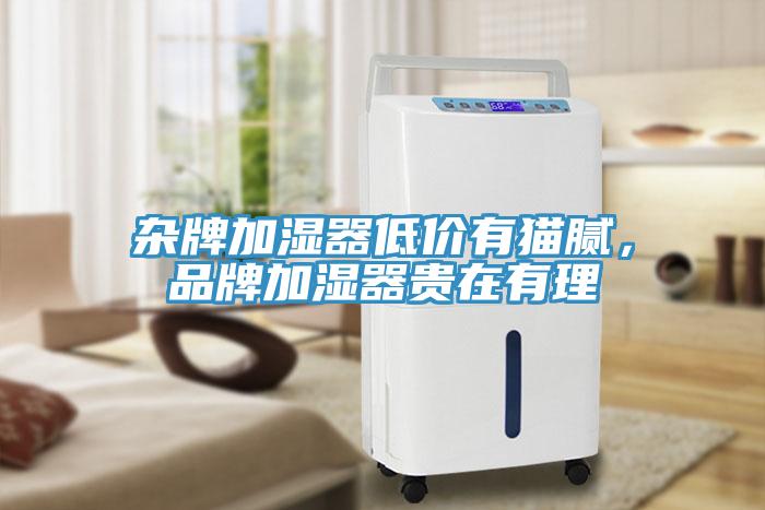 杂牌加湿器低价有猫腻，品牌加湿器贵在有理