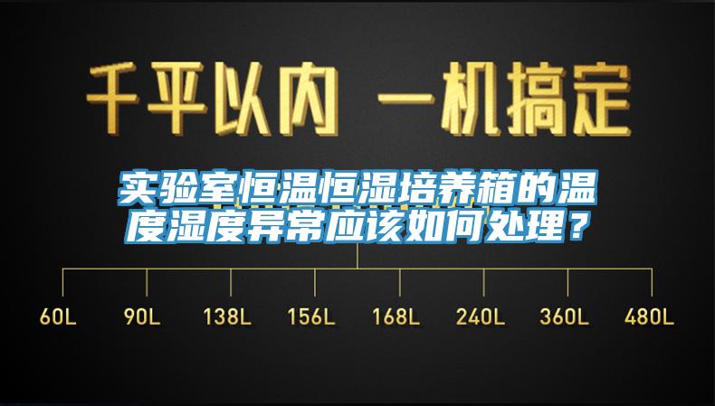 实验室恒温恒湿培养箱的温度湿度异常应该如何处理？